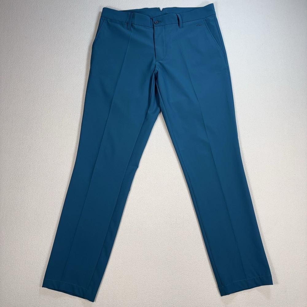 J.Lindeberg Ellott Golf Pants Men's 32 (fits 34x30) Blue Stretch Performance